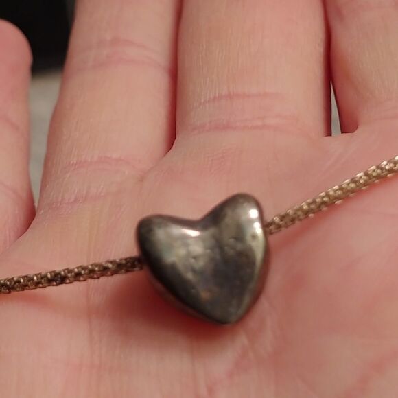 2/$20 Soho Design Antiqued Silver Heart Necklace - Picture 8 of 8